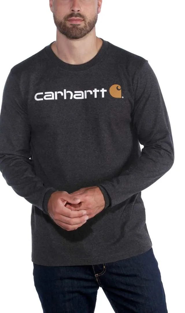 Carhartt Core Logo Sweatshirt L/S - Carbon