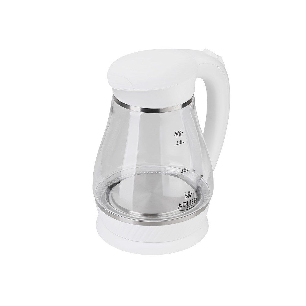 Adler AD 1274 B Electric Kettle 1.7 L 2200 W Black Transparent