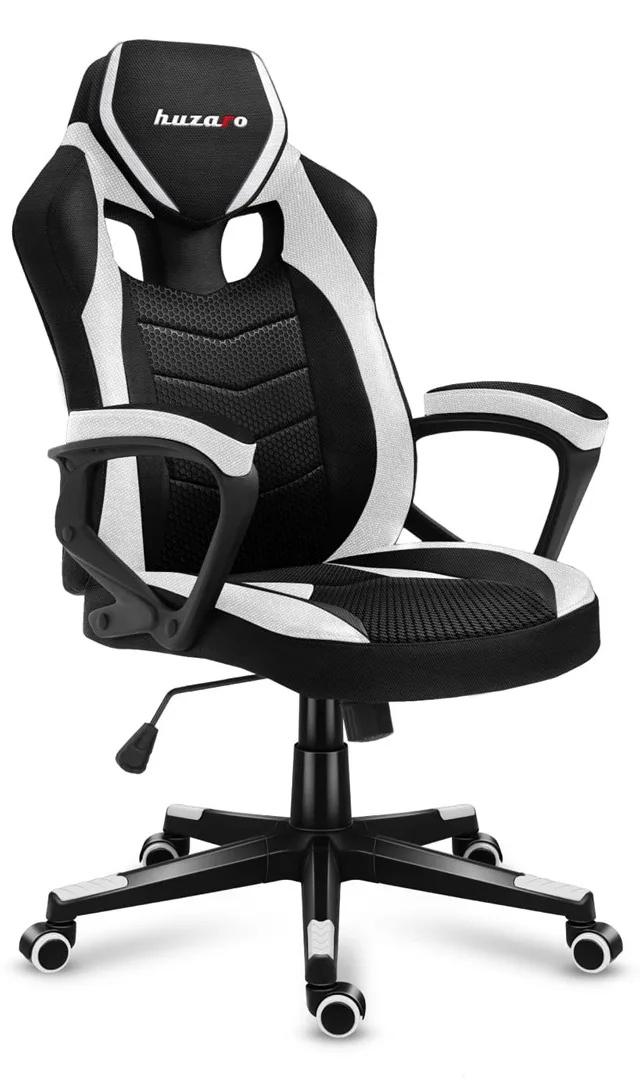HUZARO FORCE 2.5 WHITE MESH GAMING CHAIR