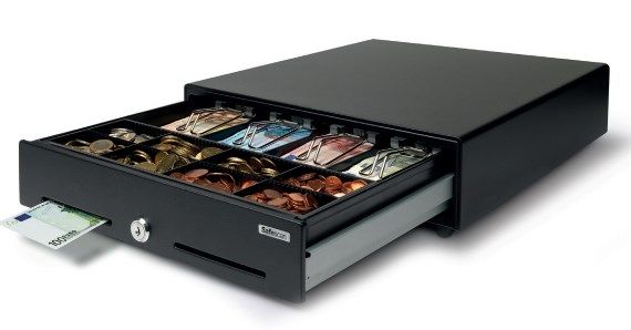 SD-3540 Standard Duty Cash Drawer 35x 40.5x 10.5 Cm
