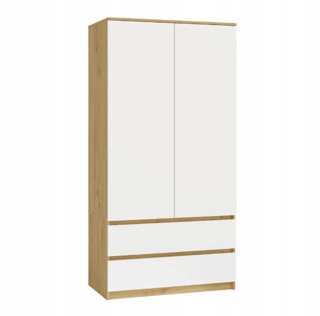 MALWA SS-90 Wardrobe Artisan Oak/White