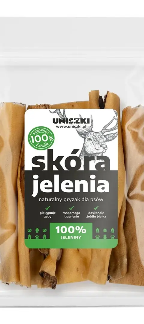 UNISZKI Deer Skin - Dog Treat - 100g
