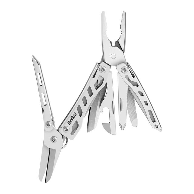 NexTool Mini FLAGSHIP NE20178 10-In-1 Multitool Silver