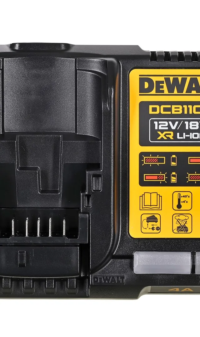 DeWALT DCF887P2-QW Power Wrench Black Yellow 1/4 3250 RPM 205 Nm 18 V