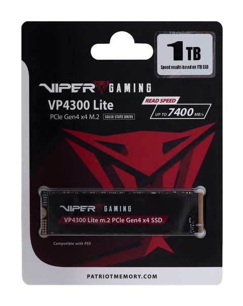 Patriot Memory VP4300 Lite 1 TB M.2 PCI Express 4.0 NVMe