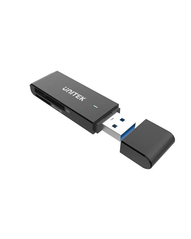 UNITEK Y-9327A card reader USB 3.2 Gen 1 (3.1 Gen 1) Type-A Black