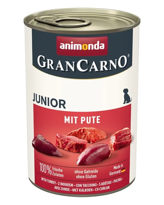 ANIMONDA GranCarno Junior With Turkey - Wet Dog Food - 400g