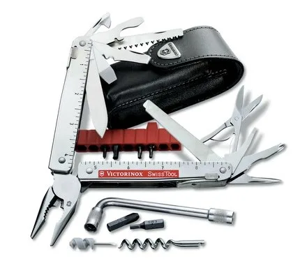 V-3.03 38 L Swiss Tool X Plus, Silver