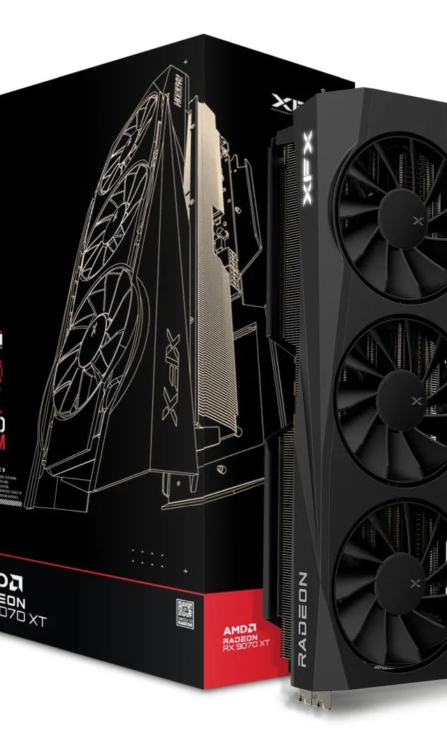 XFX Quicksilver Radeon RX 9070 XT Gaming Edition AMD 16 GB GDDR6