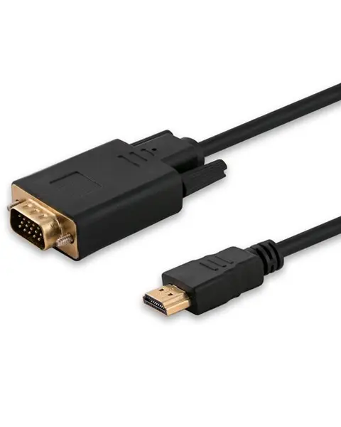 Savio CL-103 video cable adapter 1.8 m HDMI Type A (Standard) VGA (D-Sub) Black