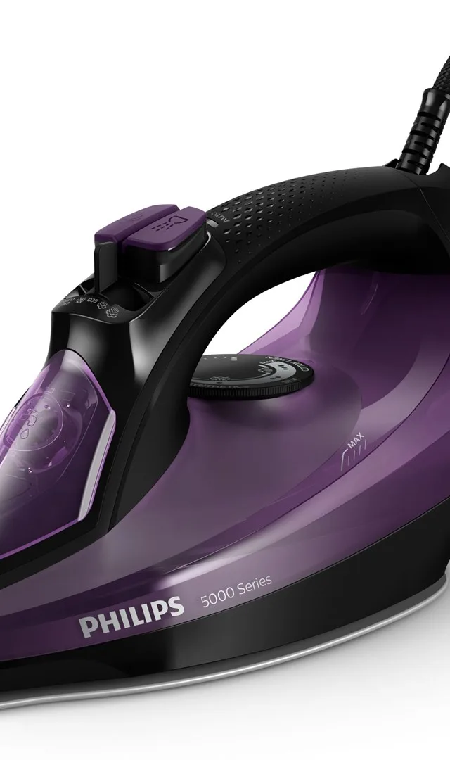 Philips 5000 series DST5030/80 iron Steam iron SteamGlide Plus soleplate 2400 W Violet