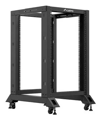 LANBERG 19" 18U 600x800 Freistehendes, Offenes Rack Black