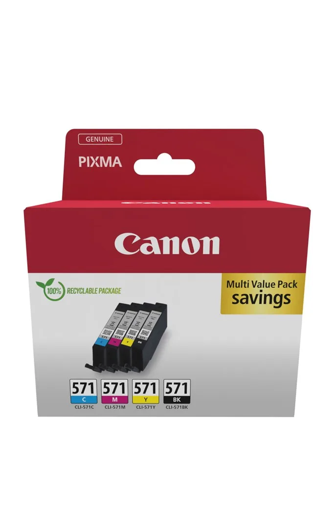 Canon 0386C008 ink cartridge 4 pc(s) Original Black, Cyan, Magenta, Yellow