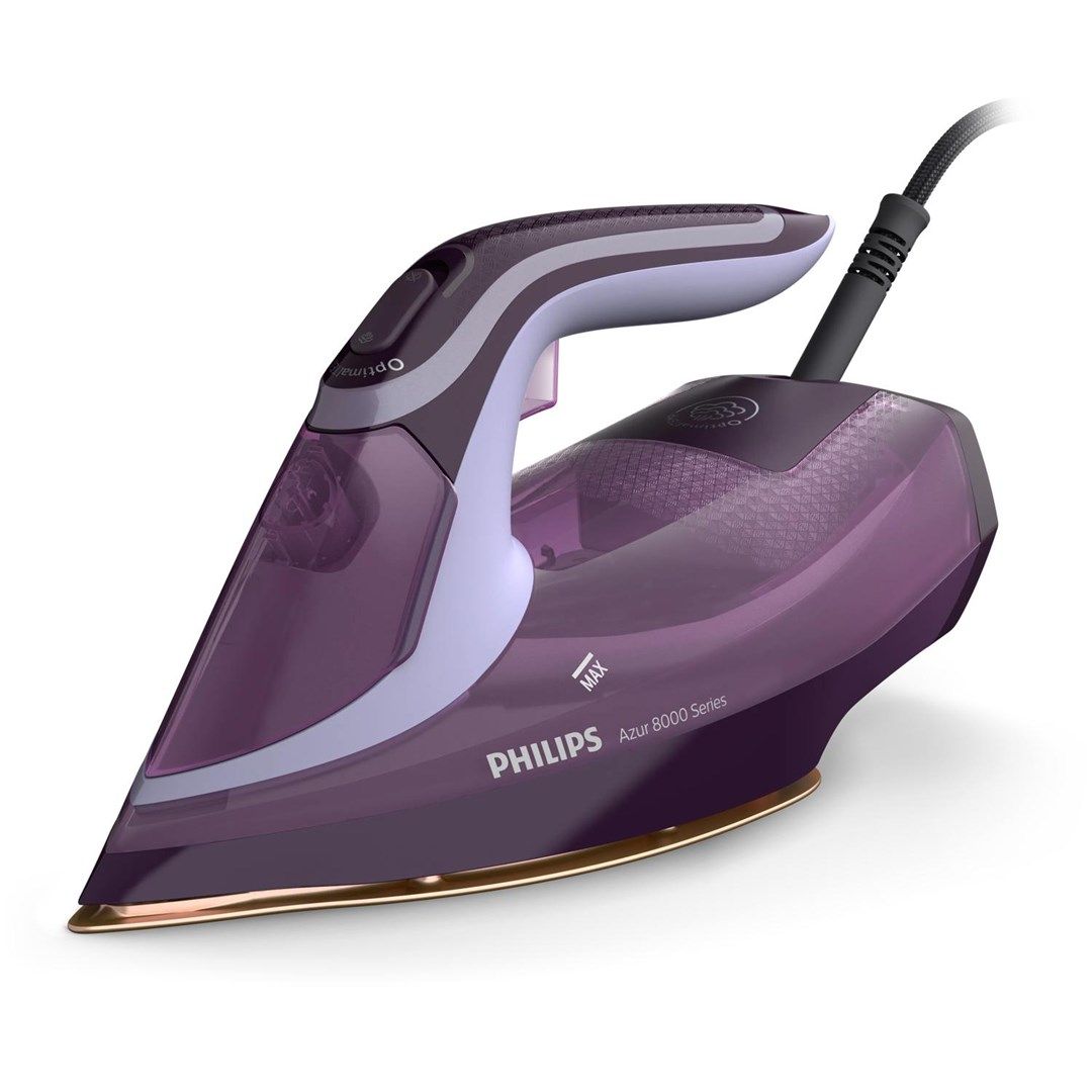 Philips 8000 series DST8021/30 iron Steam iron SteamGlide Elite soleplate 3000 W Violet