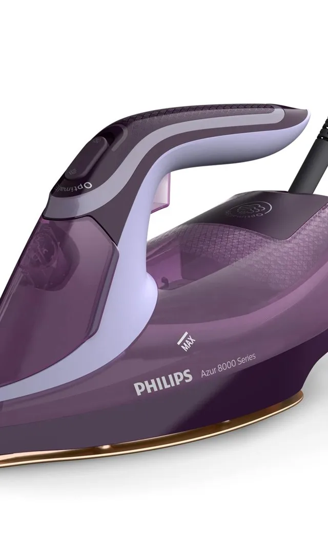 Philips 8000 series DST8021/30 iron Steam iron SteamGlide Elite soleplate 3000 W Violet