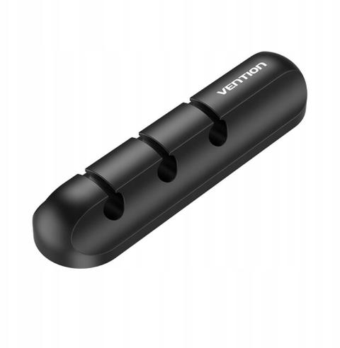 Vention 5-Port Cable Organiser 2 Pcs Black