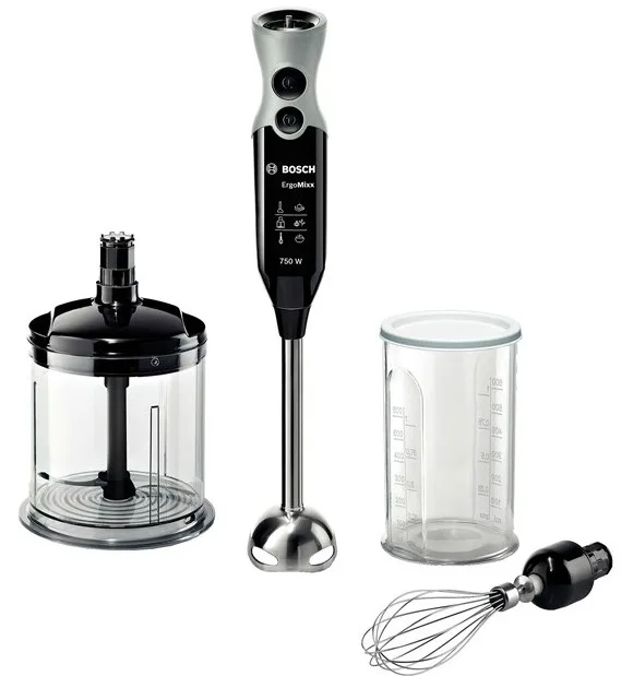 Bosch MSM67160 Blender Immersion Blender 750 W Black Grey
