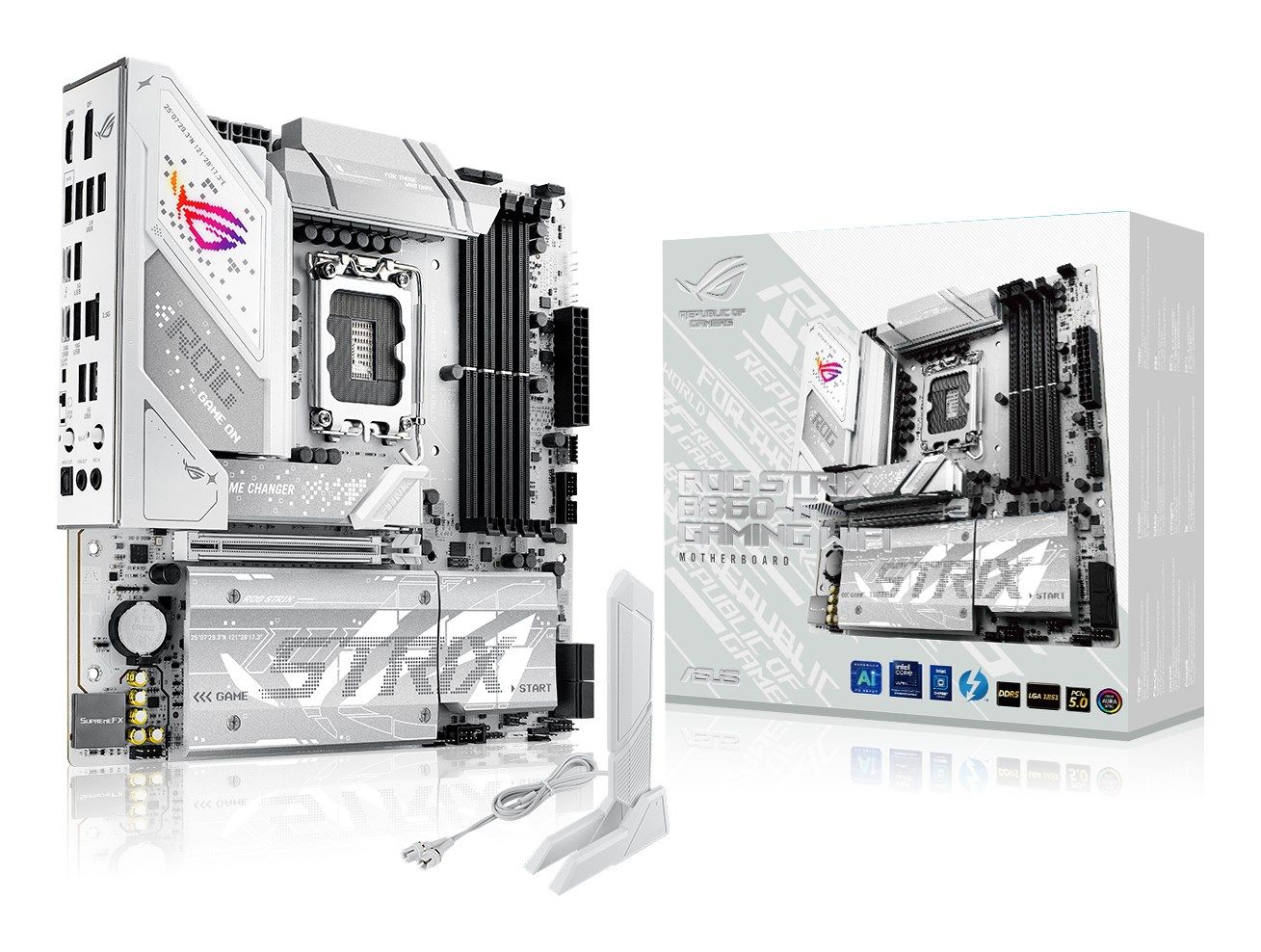 ASUS ROG STRIX B860-G GAMING WIFI Intel B860 LGA 1851 (Socket V1) micro ATX