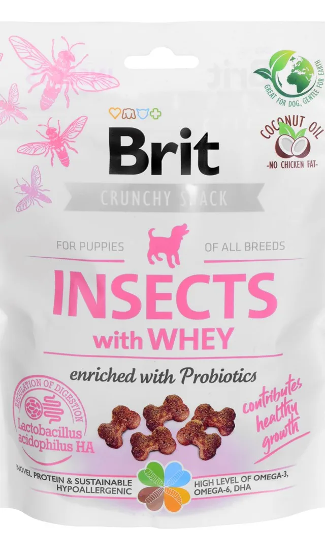 BRIT Care Dog Insects Whey - Dog Treat - 200 G
