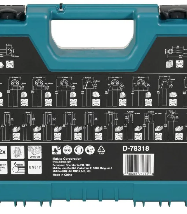 MAKITA SET OF DRILL BITS 22pcs. 6mm UNIVERSAL