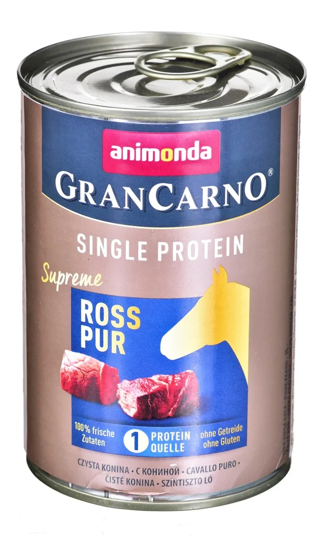 ANIMONDA GranCarno Single Protein Horse Meat - Wet Dog Food - 400 G