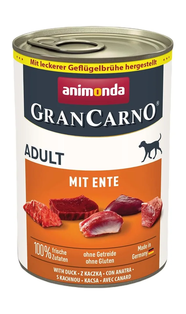 ANIMONDA GranCarno Adult With Duck - Wet Dog Food - 400g