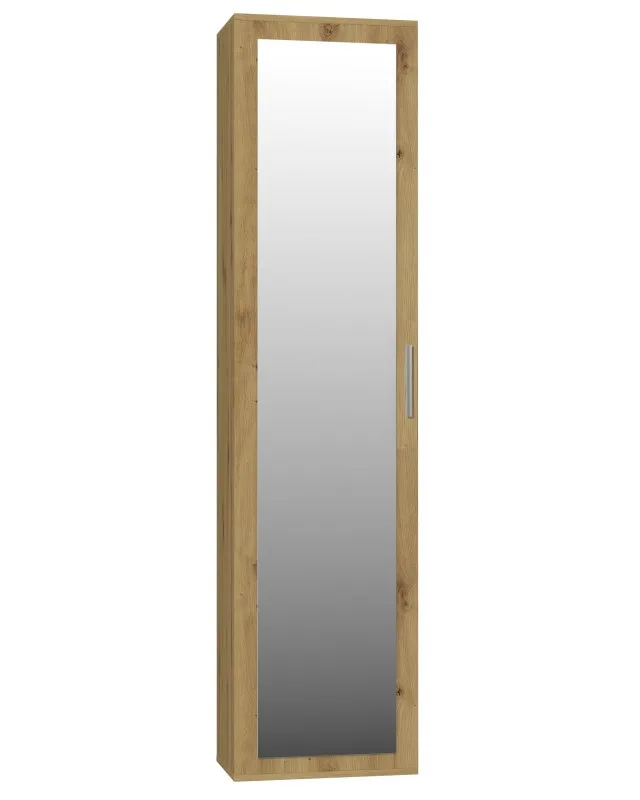Topeshop DUO SZAFKA ARTISAN Bedroom Wardrobe/Closet 2 Shelves 1 Door(S) Oak