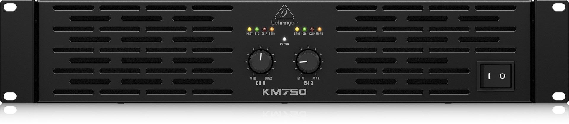 Behringer KM750 Audio Amplifier 2.1 Channels Black