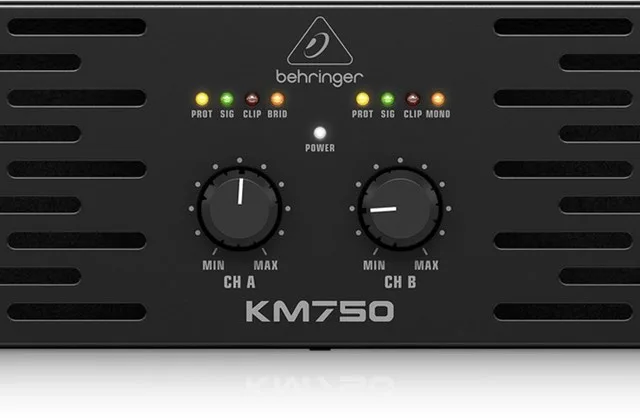 Behringer KM750 Audio Amplifier 2.1 Channels Black