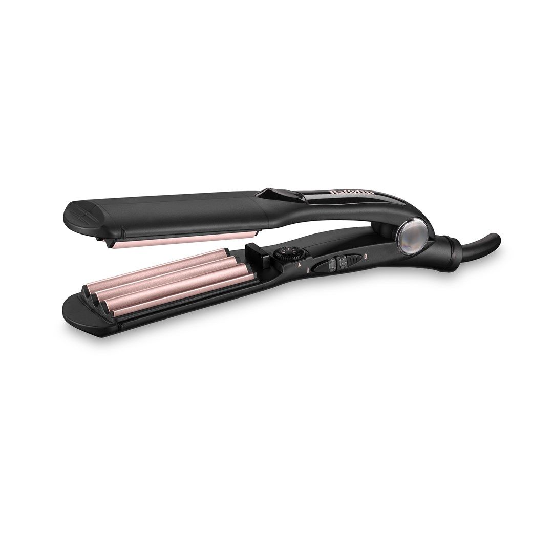 BaByliss The Crimper Texturizing Iron Warm Black Pink 70.9 (1.8 M)