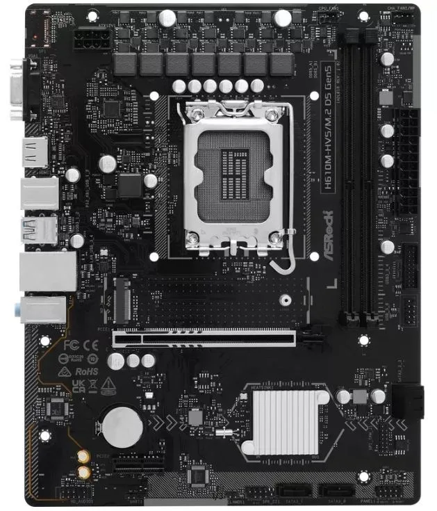 ASROCK H610M-HVS/M.2 D5 GEN5 S1700 MATX Intel H610 2xDDR5 Retail
