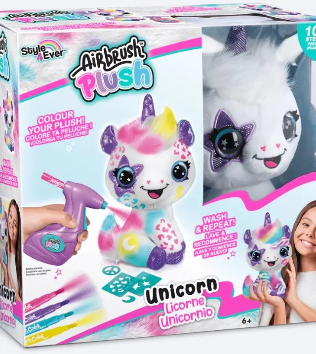 Canaltoys Airbrush Plush Unicorn