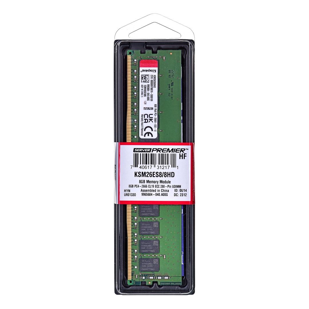 Kingston Technology KSM26ES8/8HD memory module 8 GB 1 x 8 GB DDR4 288-pin DIMM ECC