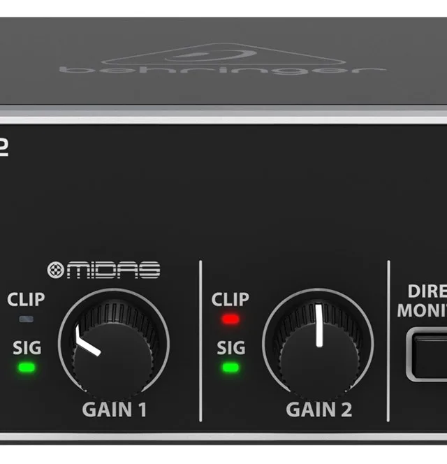 Behringer UMC22 Supplementary Music Equipment Concert/Studio Pre-Amp