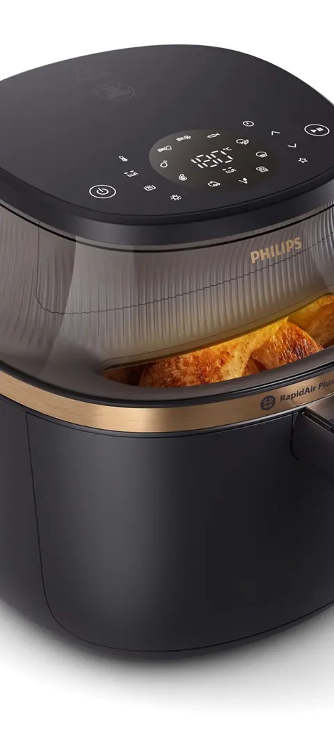 Philips 3000 series NA322/00 fryer Single 4.2 L Stand-alone 1400 W Hot air fryer Copper, Black