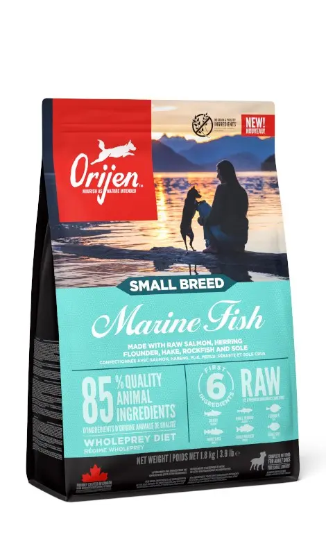 ORIJEN Small Breed Marine Fish - Dry Dog Food - 1 8kg