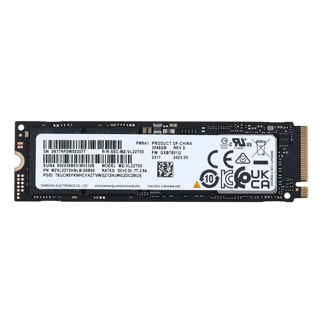 Samsung PM9A1 2 TB M.2 PCI Express 4.0 NVMe TLC