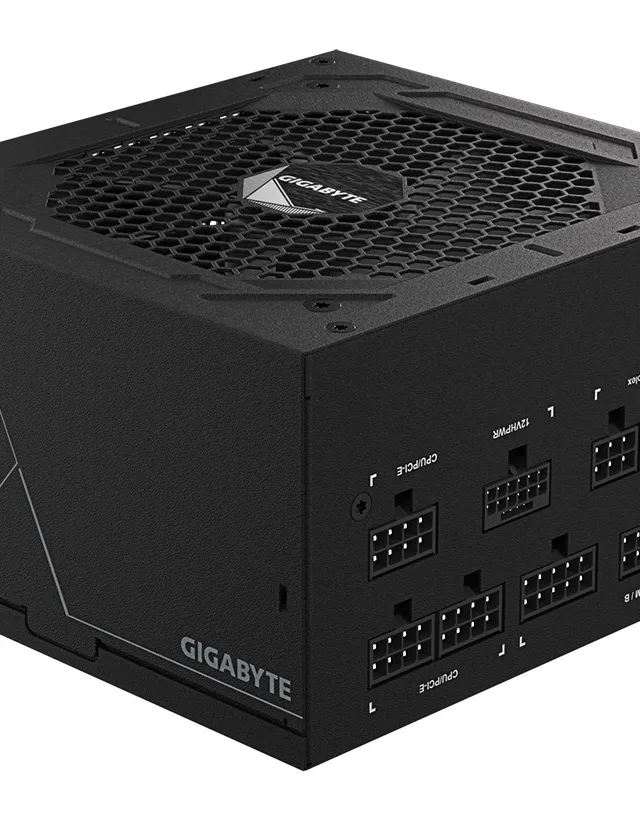 GIGABYTE UD850GM PG5 V2 Power Supply Unit- PCIe Gen 5.1, 80 PLUS Gold, Fully Modular Design, 120mm Fan, ATX 3.1 compatible, EU Plug