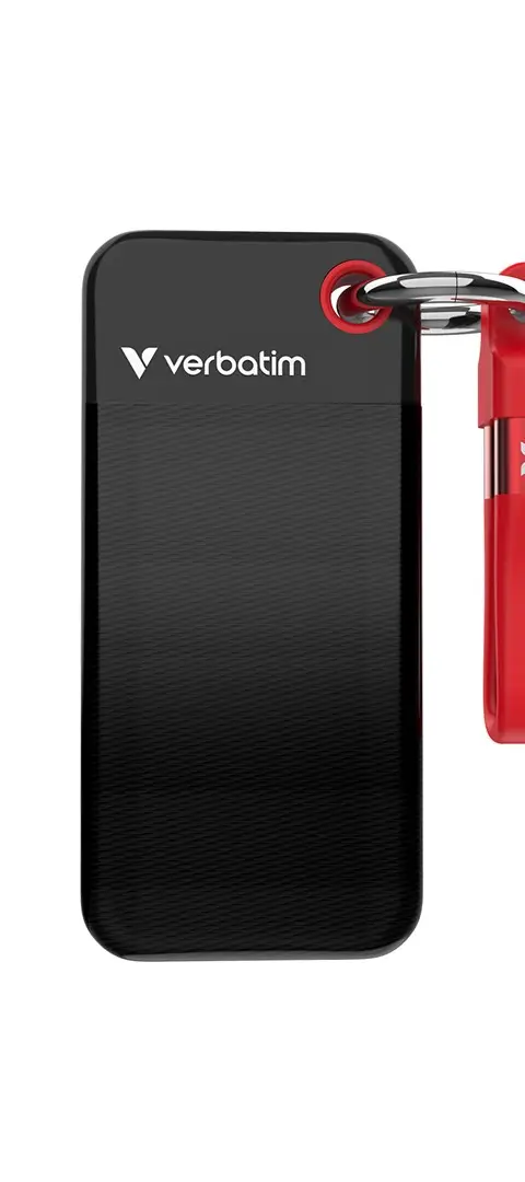 Verbatim Pocket SSD USB 3.2 Gen 2 2TB Black/Red