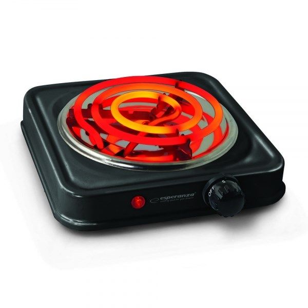 Esperanza EKH012K Hob Black Countertop 21 Cm 1 Zone(S)