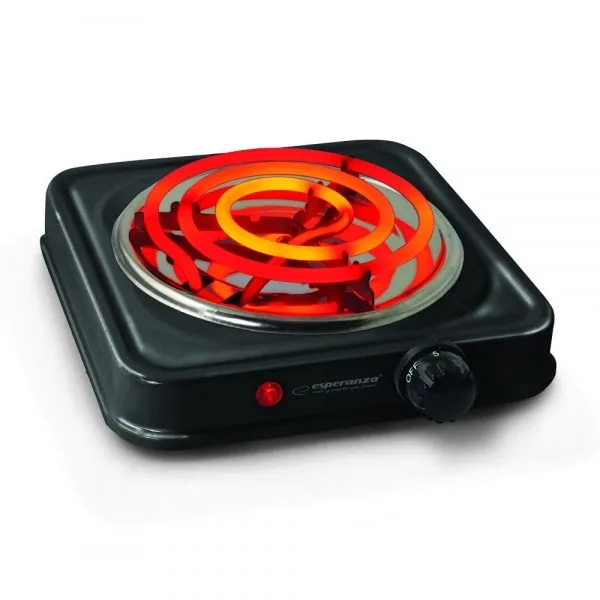 Esperanza EKH012K Hob Black Countertop 21 Cm 1 Zone(S)
