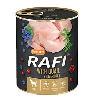 Dolina Noteci Rafi Dog Wet Food With Quail Blueberries And Cranberries - 800g