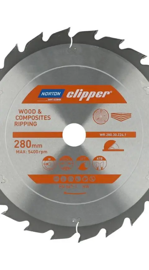 NORTON PIŁA TARCZOWA 280mm X 30mm X 24z DREWNO I KOMPOZYTY ATB (3 2 / 2 2)