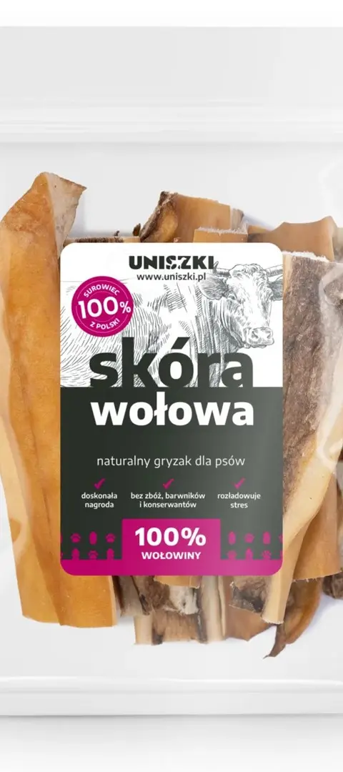 UNISZKI Beef Skin - Dog Treat - 100 G