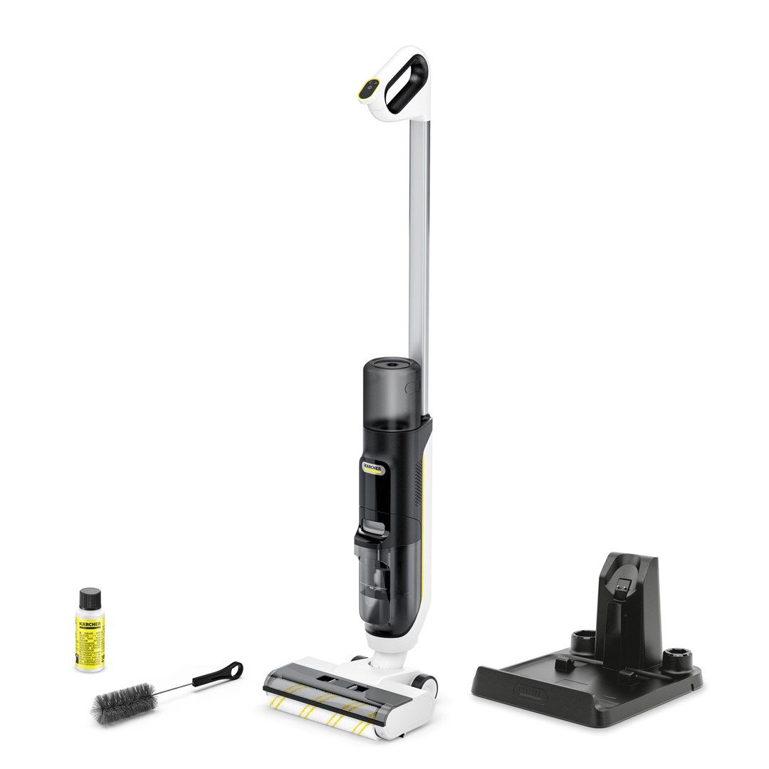 KäRcher FCV 3 Vloerreiniger 2-In-1 Stick Vacuum Battery Dry Wet HEPA Bagless 160 W White