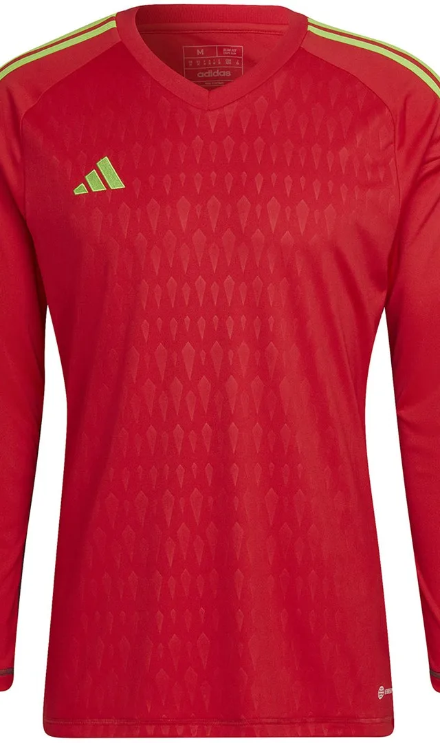 adidas Tiro 23 Competition Long Sleeve Men's Goalkeeper T-Shirt Red HL0007