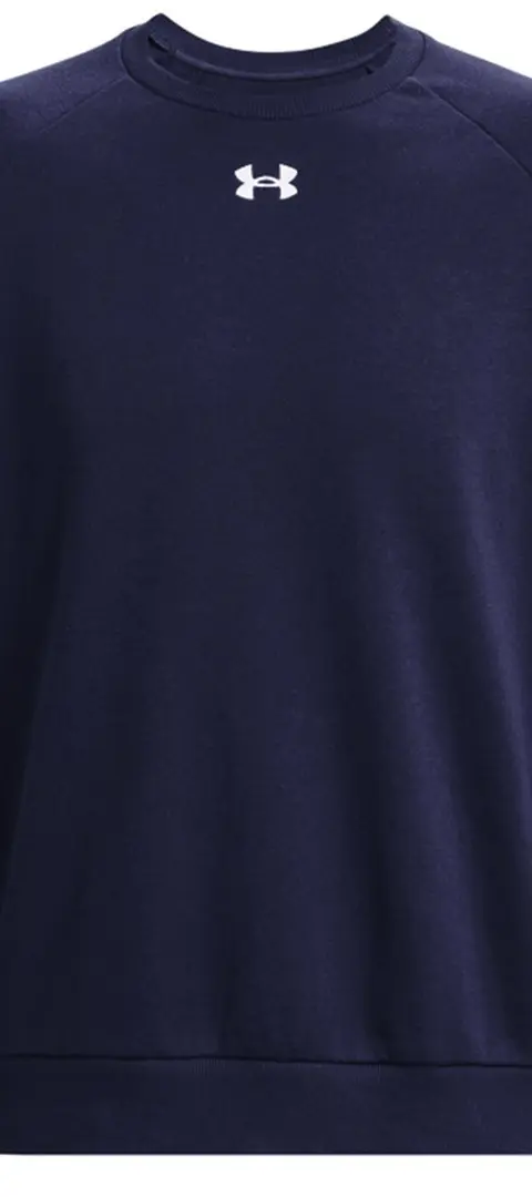 Under Armour Men's Rival Fleece Crew Sweatshirt Navy Blue 1379755 410