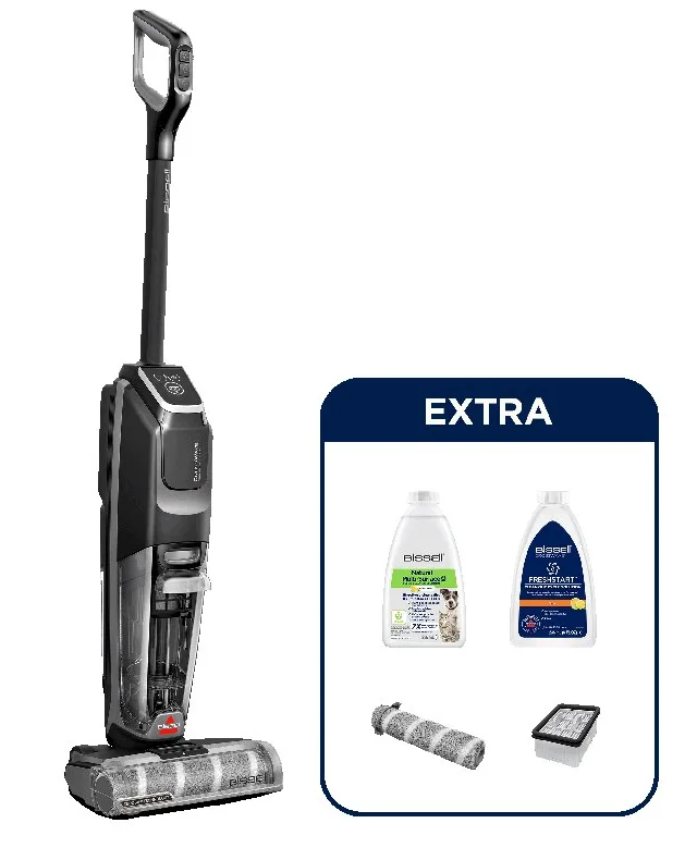 Bissell CrossWave OmniForce Edge Pro Upright vacuum Battery Dry&wet Polytetrafluoroethylene (PTFE) Bagless 0 L 200 W Black
