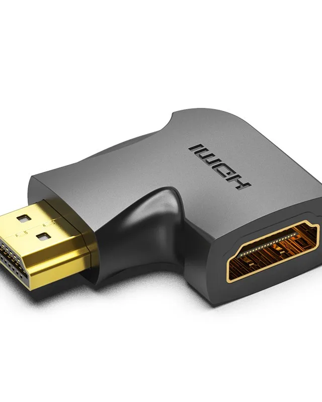 Vention HDMI 270 Degree Male to Female Vertical Flat Adapter Black