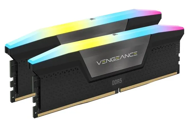 GB Corsair DIMM 6000 (2x 32 GB) Dual-Kit (Schwarz, CMH64GX5M2D6000C40, INTEL XMP) 64